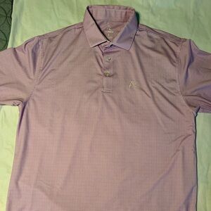 Rhoback Purple Checked Golf Shirt